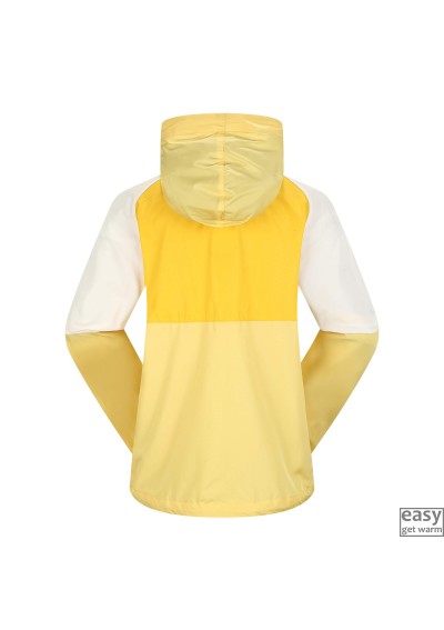 Lightshell jacket for women SKOGSTAD TJOME yellow