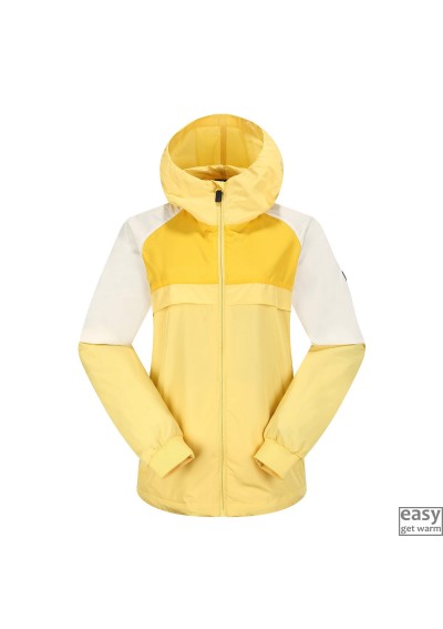 Lightshell jacket for women SKOGSTAD TJOME yellow