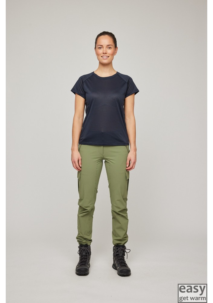 Technical t-shirts for women SKOGSTAD BRYN dark navy