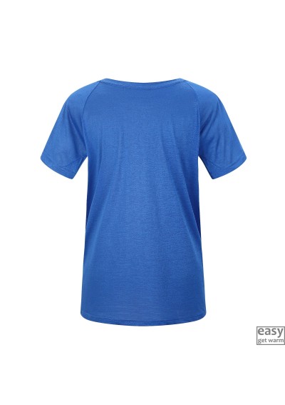 Technical t-shirts for women SKOGSTAD BRYN nautical blue