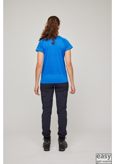 Sportiniai marškinėliai moterims SKOGSTAD BRYN mėlyni