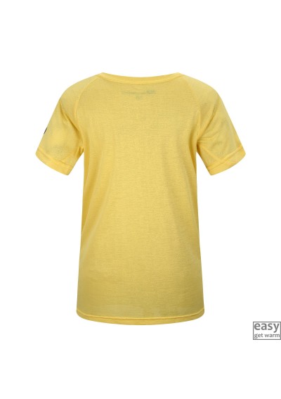 Technical t-shirts for women SKOGSTAD BRYN yellow