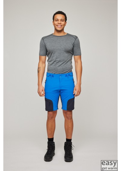 Hiking shorts for men SKOGSTAD SAKSI nautical blue
