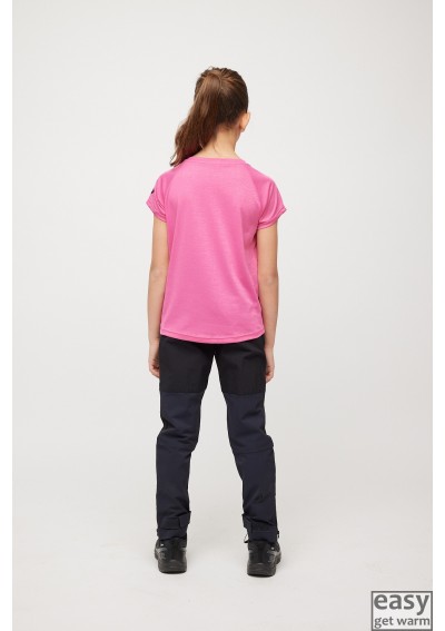 Technical t-shirts for kids SKOGSTAD OYE pink