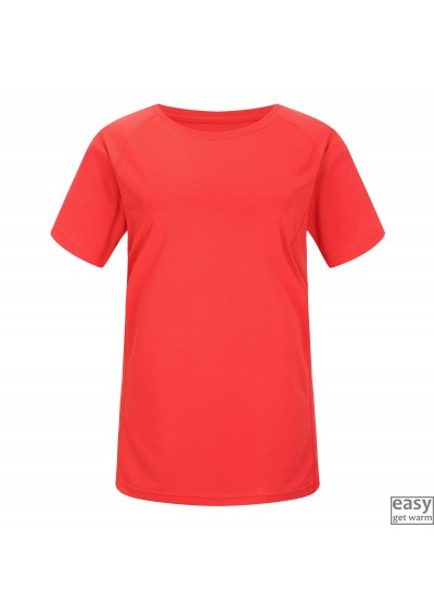 Super dry t-shirts for women SKOGSTAD VIKEN red